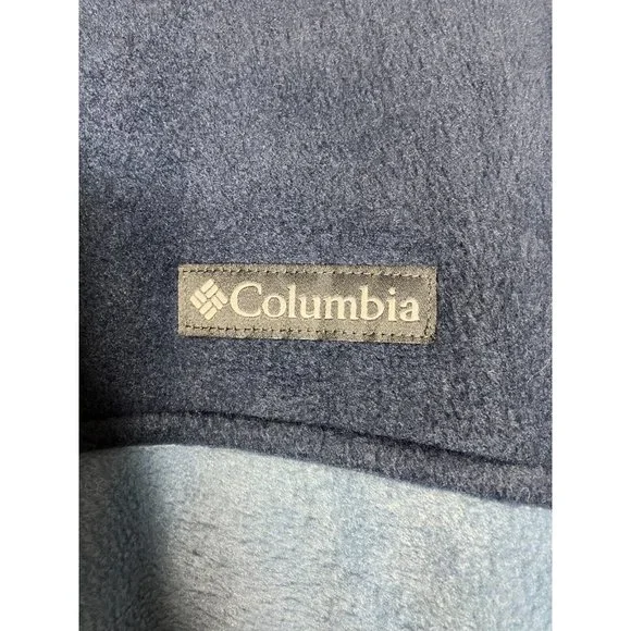 Columbia Men's 2XL Blue Fleece Full Zip Sweater New - Picture 6 of 10